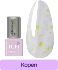 TUFI profi PREMIUM Lovely Foil Base met folie 16 melkachtig 8 ml
